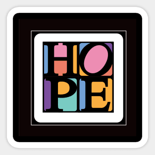 Hope modern design Sticker